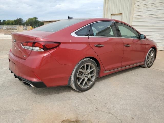 5NPE34AB9KH790960 - 2019 HYUNDAI SONATA LIMITED TURBO RED photo 3