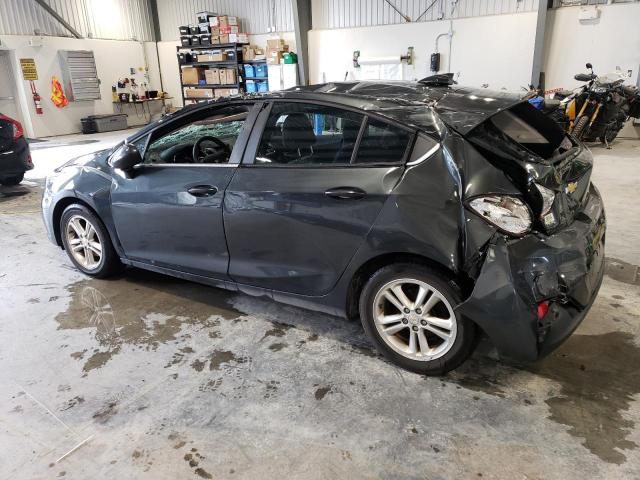 3G1BE6SM4HS537626 - 2017 CHEVROLET CRUZE LT CHARCOAL photo 2