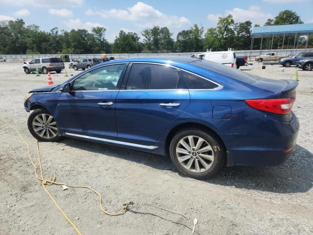 5NPE34AF5GH300430 - 2016 HYUNDAI SONATA SPORT BLUE photo 2