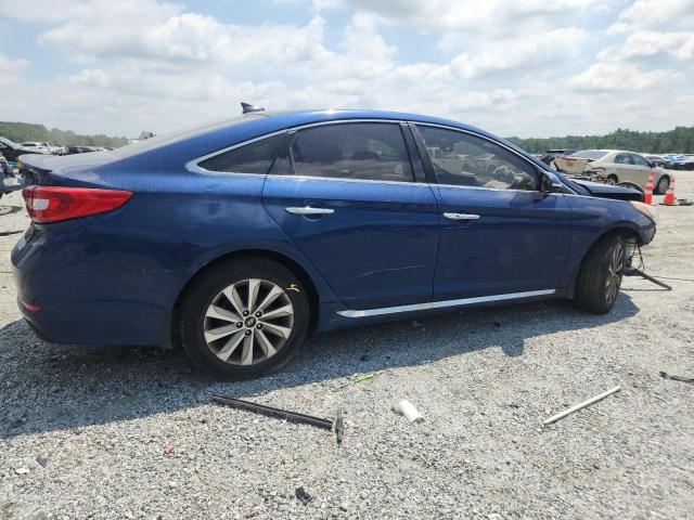 5NPE34AF5GH300430 - 2016 HYUNDAI SONATA SPORT BLUE photo 3