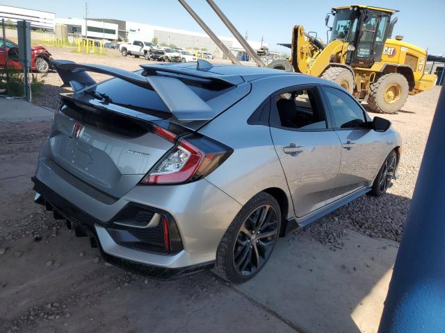 SHHFK7H46MU227669 - 2021 HONDA CIVIC SPORT ვერცხლისფერი ფოტო 3