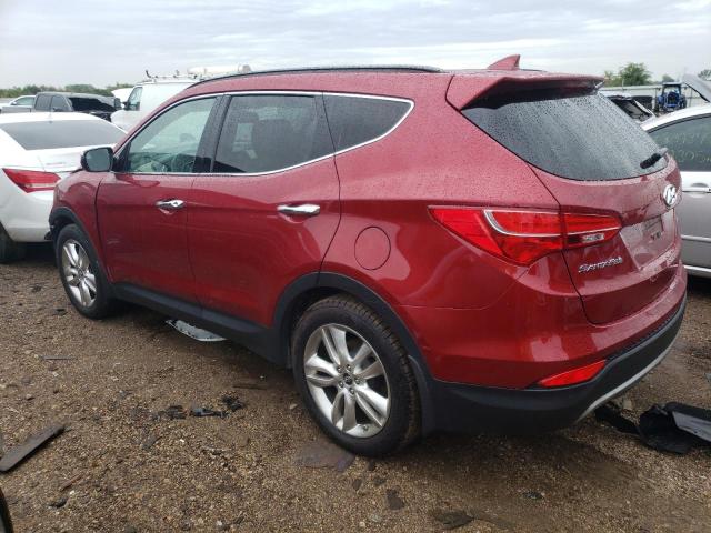 5XYZW3LA5EG136024 - 2014 HYUNDAI SANTA FE S RED photo 2