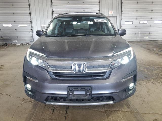 5FNYF6H5XMB053445 - 2021 HONDA PILOT EXL ნაცრისფერი ფოტო 5