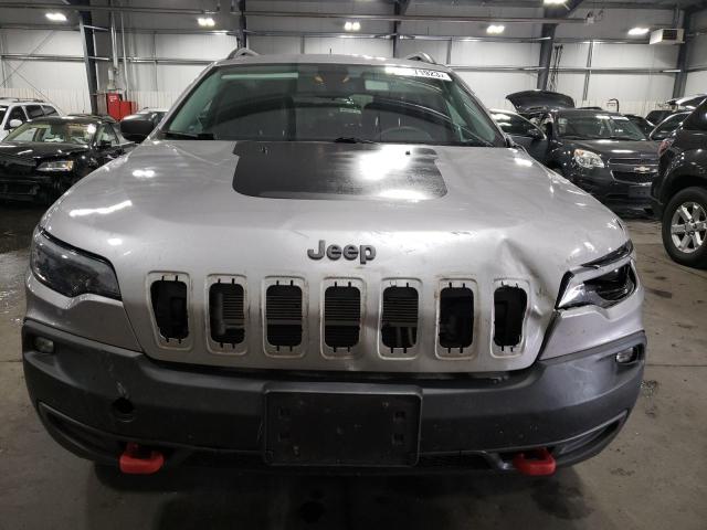 1C4PJMBN7KD182707 - 2019 JEEP CHEROKEE TRAILHAWK SILVER photo 5
