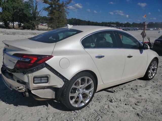 2G4GT5GX6E9248980 - 2014 BUICK REGAL GS WHITE photo 3