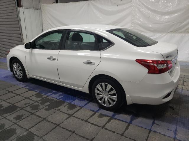 3N1AB7AP3KY413576 - 2019 NISSAN SENTRA S WHITE photo 2