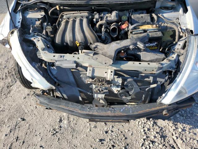 3N1BC1CPXCK198214 - 2012 NISSAN VERSA S 银色 照片 11