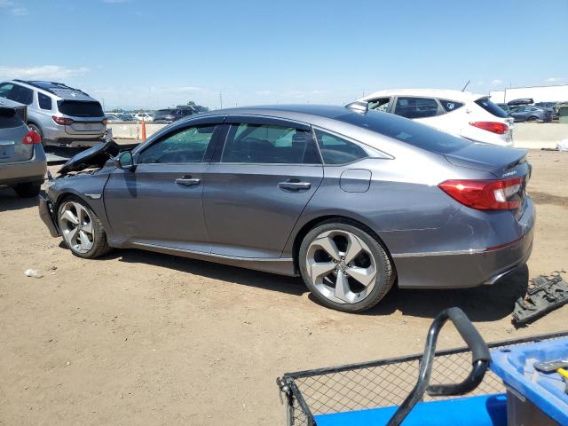 1HGCV2F93JA040618 - 2018 HONDA ACCORD TOURING Gris photo 2