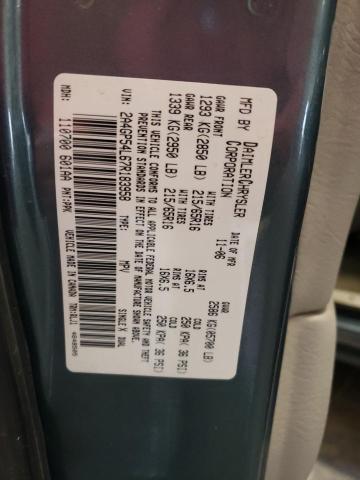 2A4GP54L67R183958 - 2007 CHRYSLER TOWN & COU TOURING GREEN photo 13