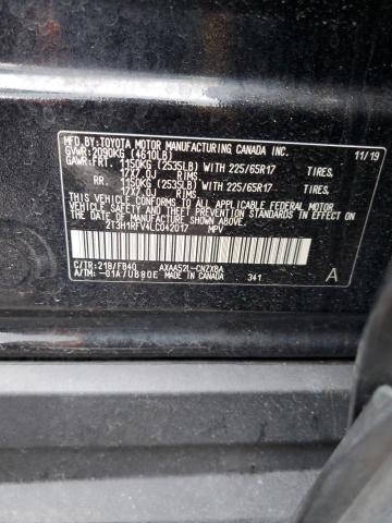 2T3H1RFV4LC042017 - 2020 TOYOTA RAV4 LE BLACK photo 13