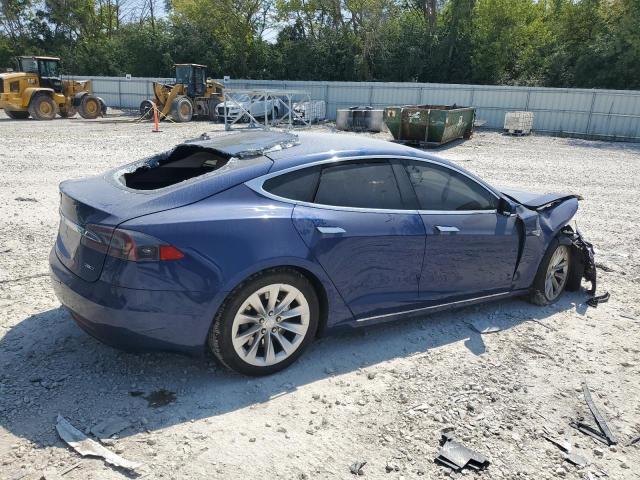 5YJSA1E23GF143199 - 2016 TESLA MODEL S BLUE photo 3