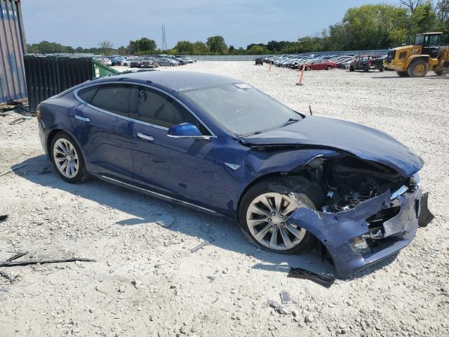 5YJSA1E23GF143199 - 2016 TESLA MODEL S BLUE photo 4