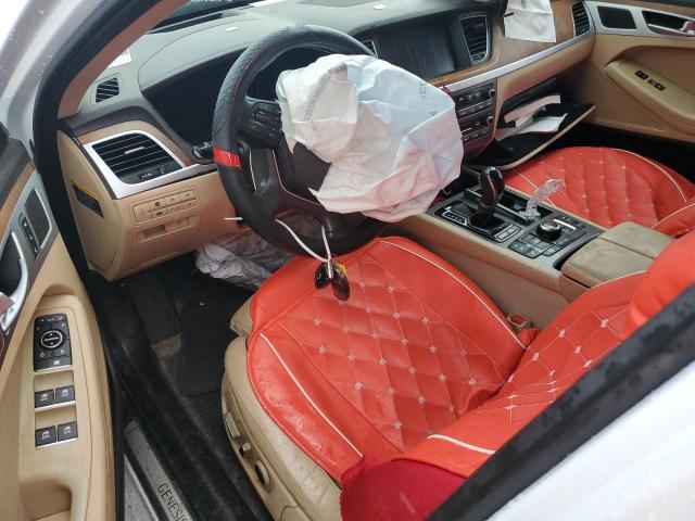 KMHGN4JE8FU052720 - 2015 HYUNDAI GENESIS 3.8L Ақ фото 8
