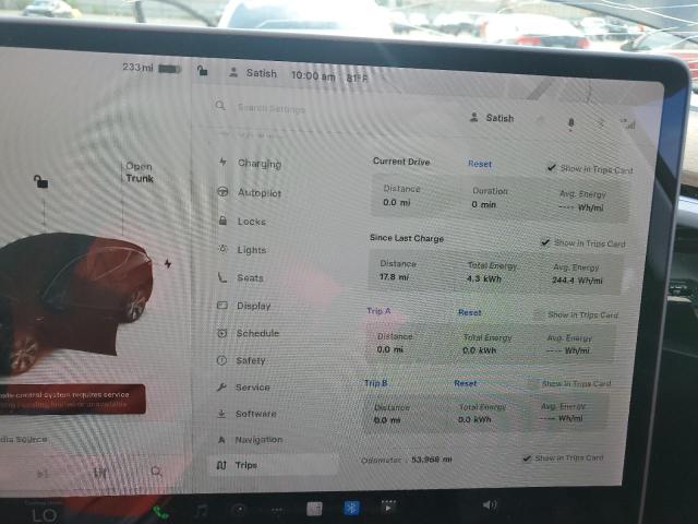5YJYGDEE0LF039350 - 2020 TESLA MODEL Y Siyah fotoğraf 9