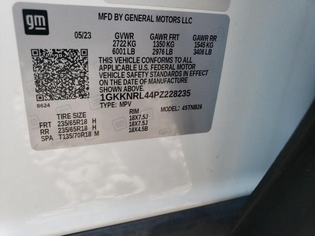 1GKKNRL44PZ228235 - 2023 GMC ACADIA SLE 白色 照片 13