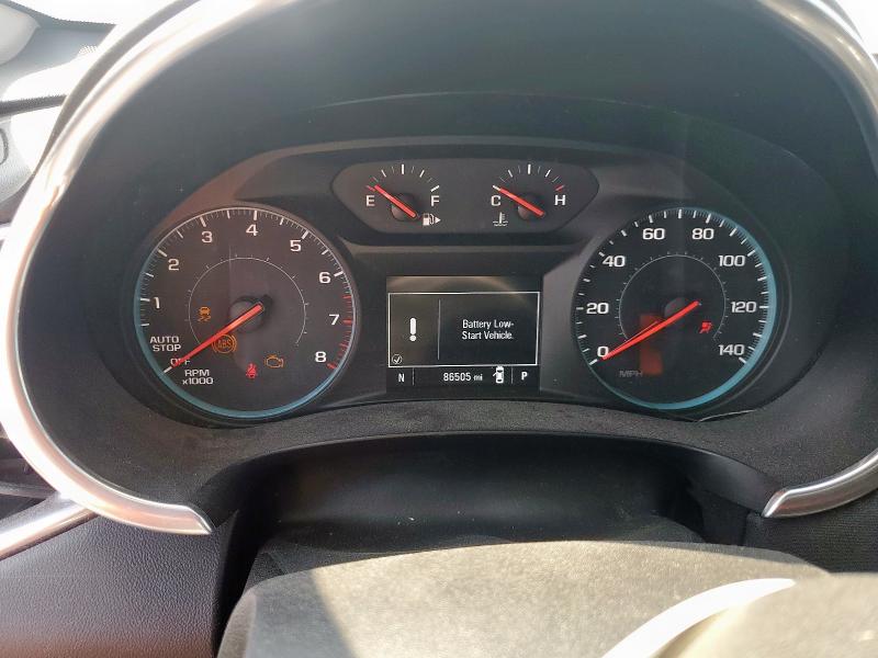 1G1ZD5STXMF018632 - 2021 CHEVROLET MALIBU LT ვერცხლისფერი ფოტო 9