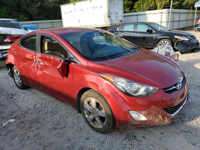 KMHDH4AE3CU470012 - 2012 HYUNDAI ELANTRA GLS RED photo 4