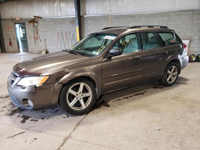 4S4BP61C487324566 - 2008 SUBARU OUTBACK 2.5I BROWN photo 1