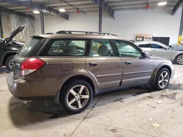 4S4BP61C487324566 - 2008 SUBARU OUTBACK 2.5I BROWN photo 3