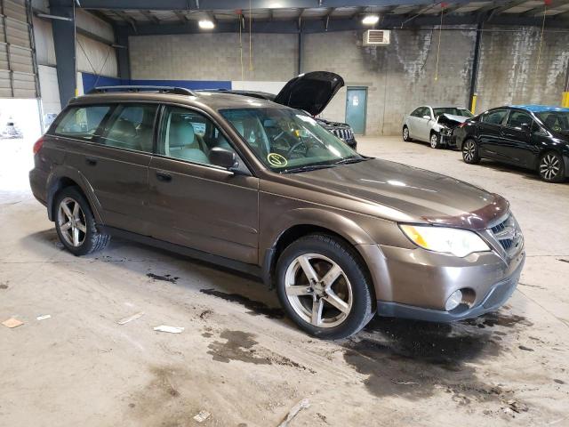 4S4BP61C487324566 - 2008 SUBARU OUTBACK 2.5I BROWN photo 4