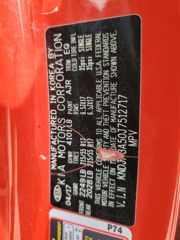 KNDJP3A50J7512717 - 2018 KIA SOUL + RED photo 12