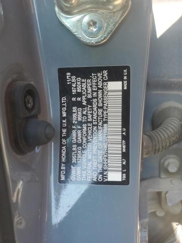 SHHFK7H46LU211888 - 2020 HONDA CIVIC SPORT ლურჯი ფოტო 12