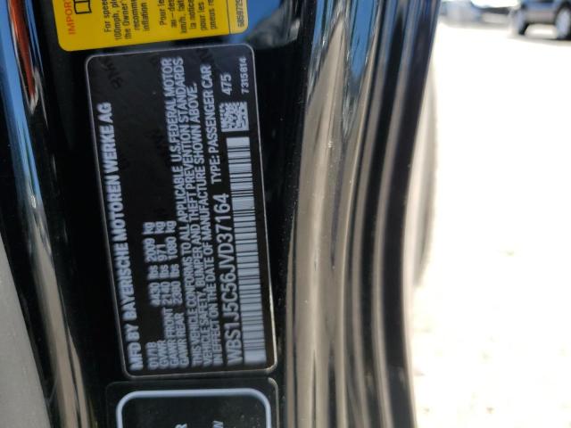 WBS1J5C56JVD37164 - 2018 BMW M2 BLACK photo 12