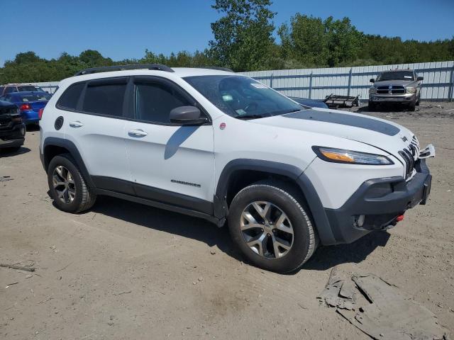 1C4PJMBS8EW163212 - 2014 JEEP CHEROKEE TRAILHAWK WHITE photo 4