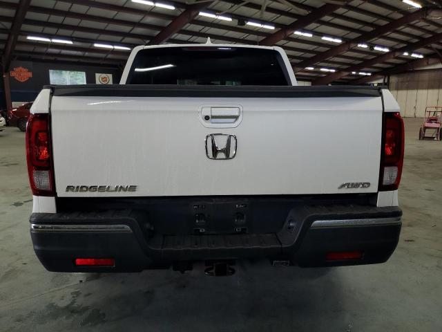 5FPYK3F10JB016711 - 2018 HONDA RIDGELINE SPORT WHITE photo 6