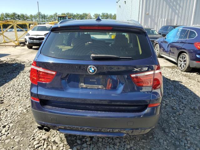 5UXWX7C5XE0E80319 - 2014 BMW X3 XDRIVE35I BLUE photo 6