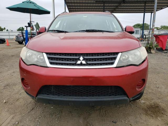 JA4MT31X58Z012474 - 2008 MITSUBISHI OUTLANDER LS RED photo 5