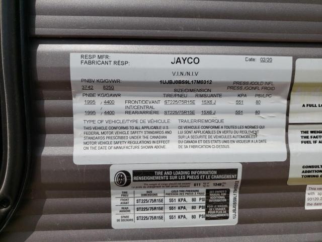 1UJBJ0BS9L17M0312 - 2020 JAYCO JAY FLIGHT TWO TONE photo 10