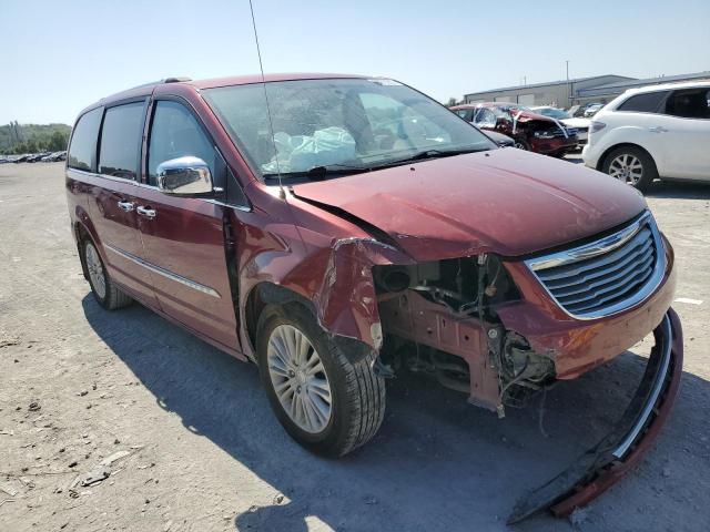 2C4RC1GG8FR528407 - 2015 CHRYSLER TOWN & COU LIMITED PLATINUM BURGUNDY photo 4