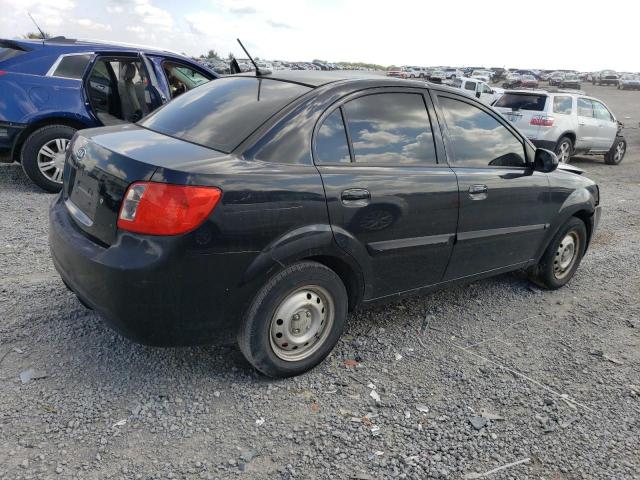 KNADH4A38B6751337 - 2011 KIA RIO BASE BLACK photo 3