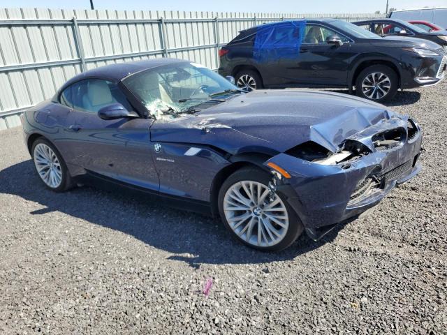 WBALM7C5XBE384065 - 2011 BMW Z4 SDRIVE35I BLUE photo 4