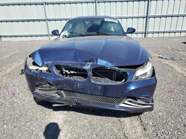 WBALM7C5XBE384065 - 2011 BMW Z4 SDRIVE35I BLUE photo 5