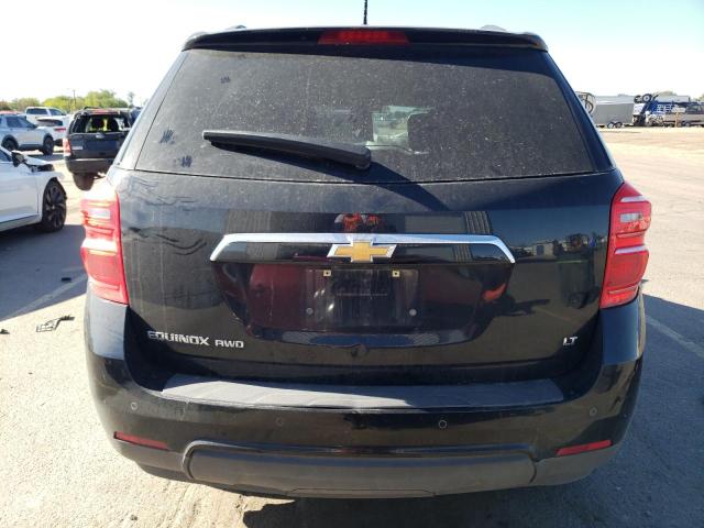 2GNFLFEK2H6322339 - 2017 CHEVROLET EQUINOX LT BLACK photo 6