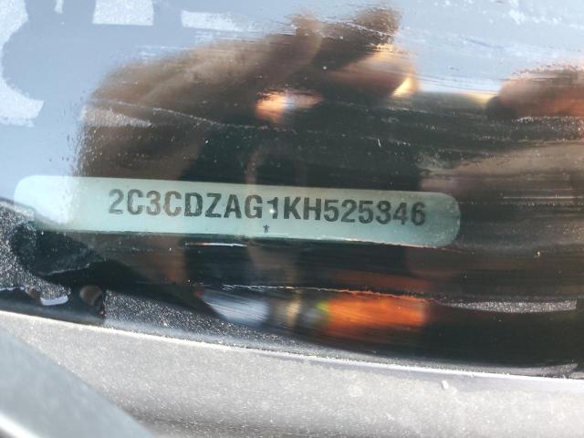 2C3CDZAG1KH525346 - 2019 DODGE CHALLENGER SXT BLACK photo 12