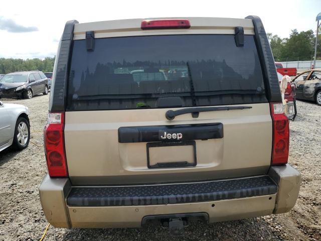 1J8HH48K36C157210 - 2006 JEEP COMMANDER TAN photo 6