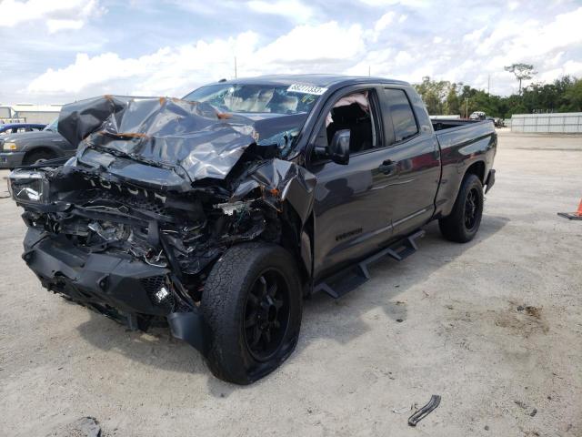 5TFRM5F19GX098567 - 2016 TOYOTA TUNDRA DOUBLE CAB SR/SR5 GRAY photo 1