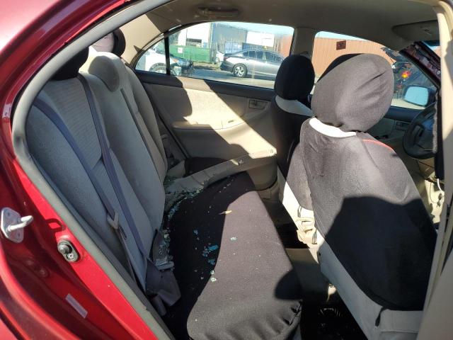 1NXBR32E57Z914400 - 2007 TOYOTA COROLLA CE მუქწითელი ფოტო 10