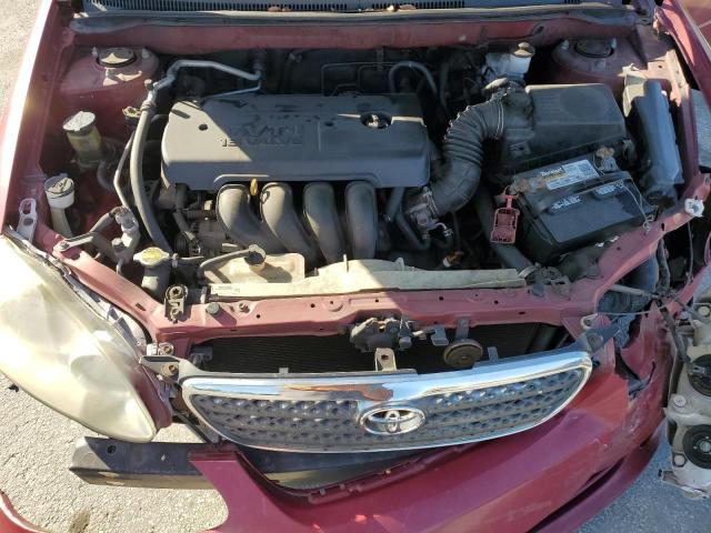 1NXBR32E57Z914400 - 2007 TOYOTA COROLLA CE მუქწითელი ფოტო 11