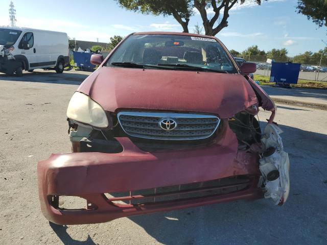 1NXBR32E57Z914400 - 2007 TOYOTA COROLLA CE მუქწითელი ფოტო 5