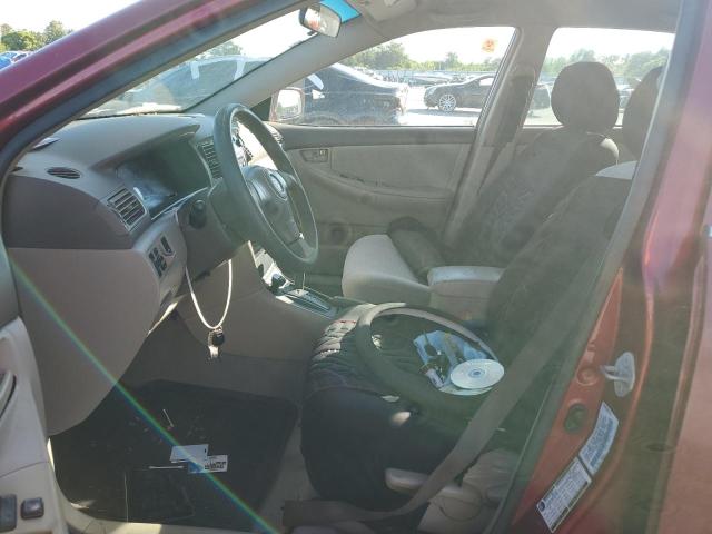 1NXBR32E57Z914400 - 2007 TOYOTA COROLLA CE მუქწითელი ფოტო 7