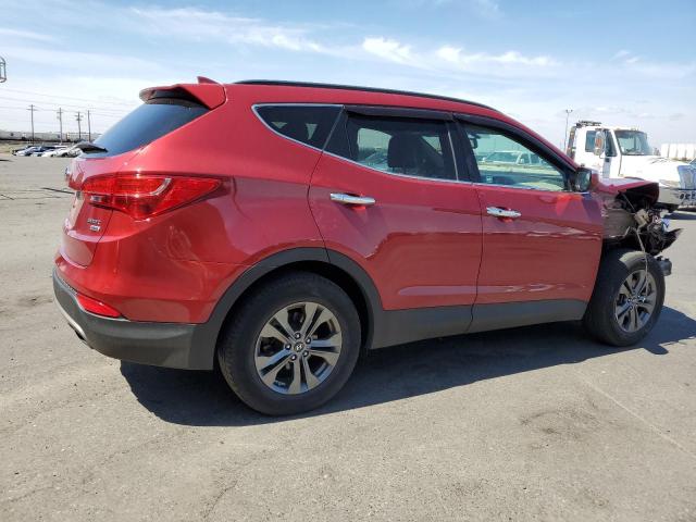 5XYZUDLB6EG196351 - 2014 HYUNDAI SANTA FE S RED photo 3