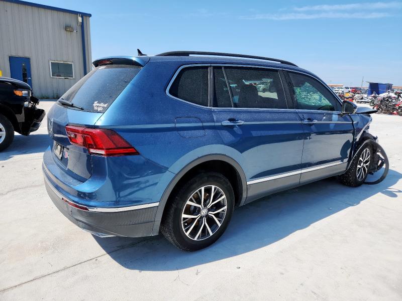 3VV3B7AX6LM110422 - 2020 VOLKSWAGEN TIGUAN SE 蓝色 照片 3