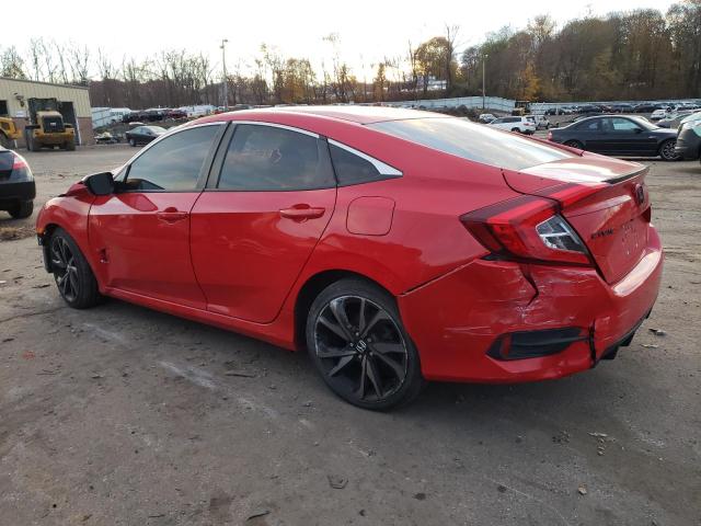 2HGFC2F81KH593104 - 2019 HONDA CIVIC SPORT 红色 照片 2