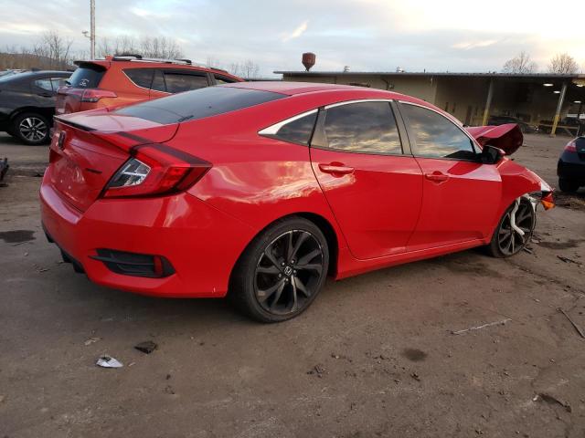 2HGFC2F81KH593104 - 2019 HONDA CIVIC SPORT 红色 照片 3
