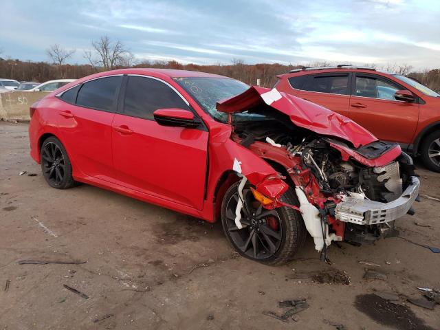 2HGFC2F81KH593104 - 2019 HONDA CIVIC SPORT 红色 照片 4