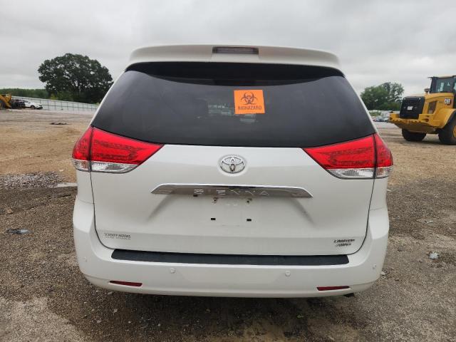 5TDDK3DC5ES093085 - 2014 TOYOTA SIENNA XLE WHITE photo 6